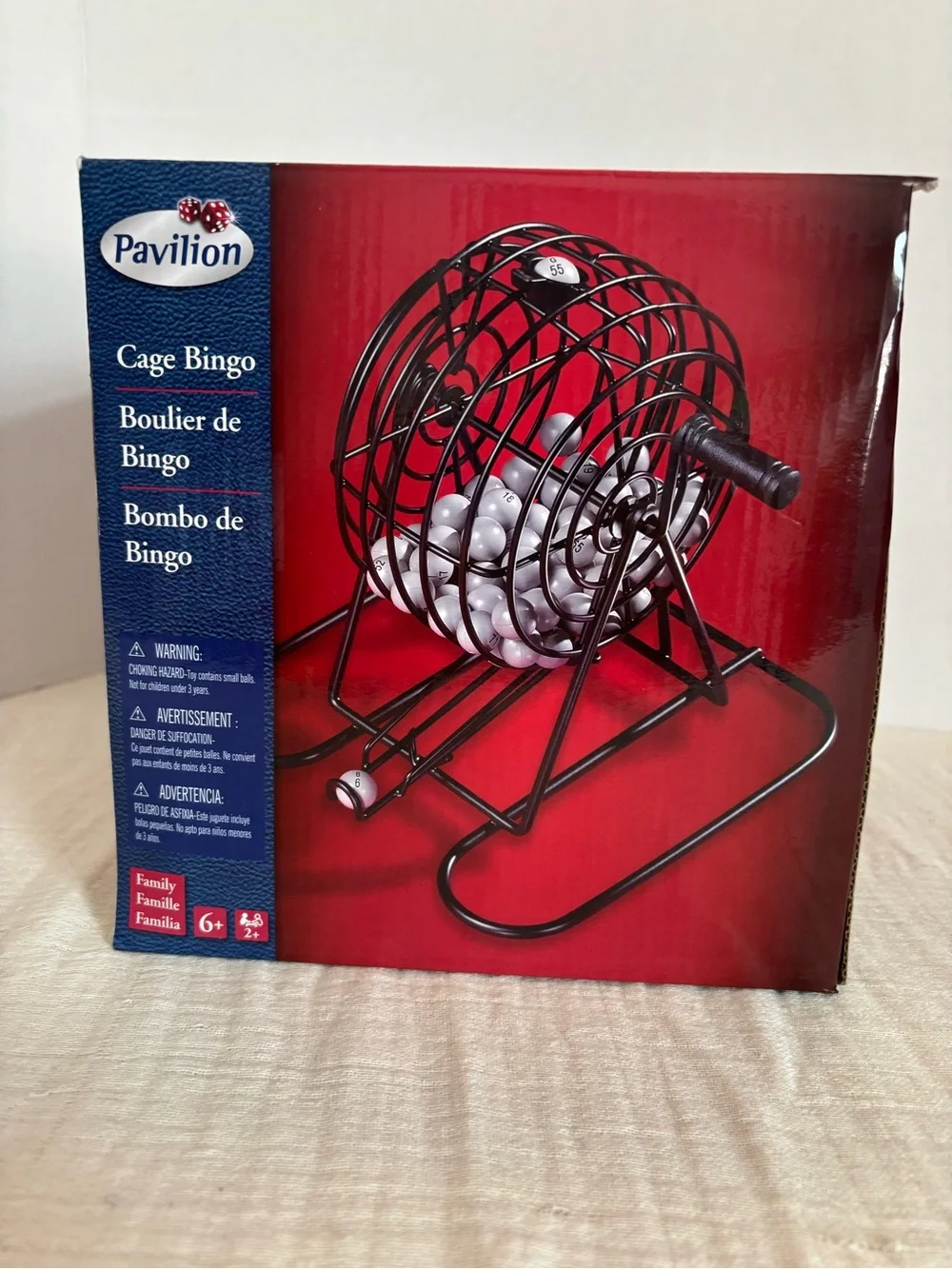 Bingo game box